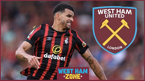 Bournemouth striker Dominic Solanke is reportedly a target for West Ham United