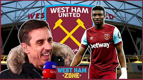 Gary Neville was delighted by Mohammed Kudus for West Ham