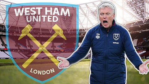 David Moyes is under real sack pressure at West Ham United.