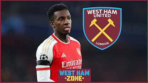 Arsenal ace Eddie Nketiah is a transfer target for West Ham United