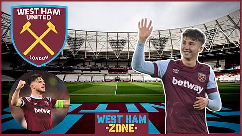 Declan Rice sends message to George Earthly after West Ham debut. Credit: George Earthly's Instagram
