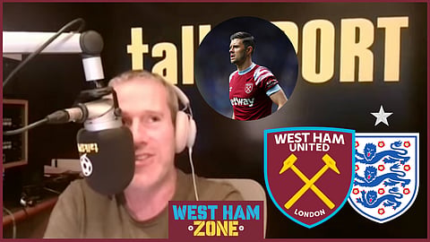 Max Rushden speculates an England recall for West Ham ace Aaron Cresswell