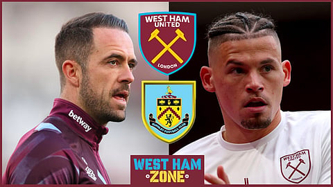 Danny Ings and Kalvin Phillips both played for West Ham versus Burnley