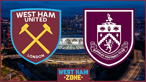 West Ham faced off against Burnley at the London Stadium