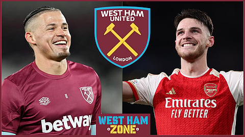 Kalvin Phillips and Declan Rice both have strong ties to West Ham