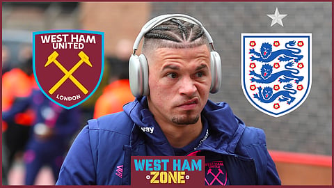 England international Kalvin Phillips is on loan at West Ham from Manchester City