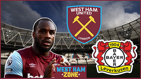 Michail Antonio looks set to start for West Ham against Bayer Leverkusen