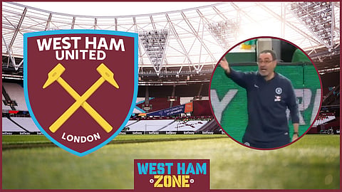West Ham could replace David Moyes with Maurizio Sarri