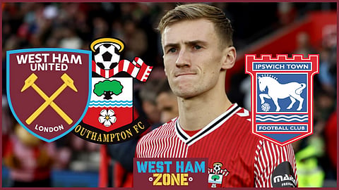 Flynn Downes has been on loan at Southampton from West Ham this term