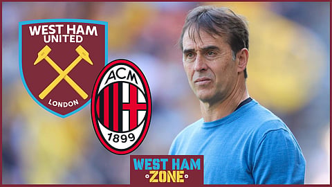 West Ham linked with AC Milan duo