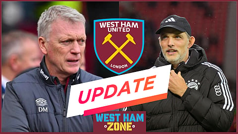 Thomas Tuchel is among the contenders to replace David Moyes at West Ham United