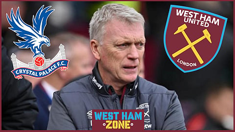 David Moyes saw his West Ham United side fall to a heavy defeat against Crystal Palace