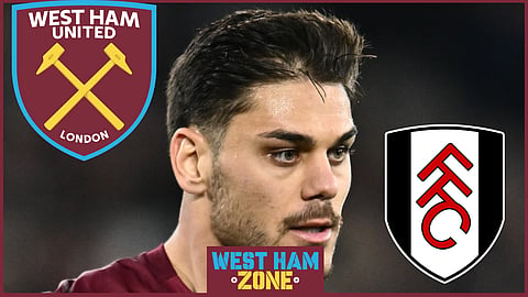 Konstantinos Mavropanos was at fault for the first Fulham goal versus West Ham United