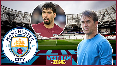 West Ham and Julen Lopetegui handed Lucas Paqueta boost v Manchester City