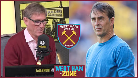Simon Jordan has reacted to West Ham United's appointment of Julen Lopetegui.
Credit: talkSPORT YouTube