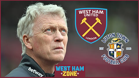David Moyes is set to manage his final home game as West Ham United manager against Luton Town