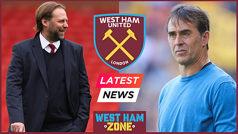 West Ham duo Julen Lopetegui and Tim Steidten are looking for new signings