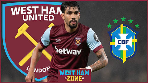 West Ham United star Lucas Paqueta played for Brazil v Paraguay