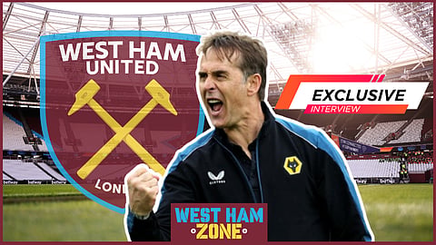 West Ham manager Julen Lopetegui