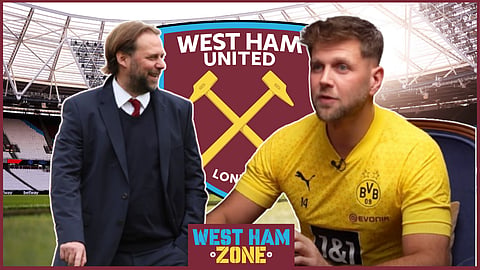 West Ham are working to sign Niclas Füllkrug - Credit Borussia Dortmund via YouTube