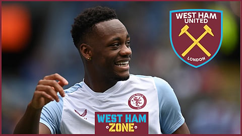 West Ham United have been linked with Aston Villa ace Jhon Duran