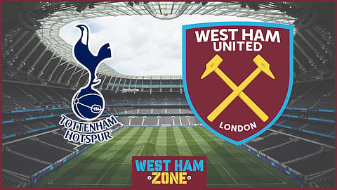 Tottenham and West Ham United met in the Premier League