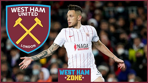 West Ham United are set to make a move for Sevilla winger Lucas Ocampos