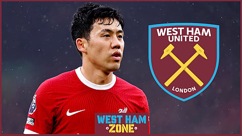 Liverpool ace Wataru Endo is admired by West Ham United