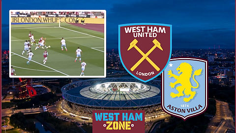 Lineker and Shearer discussed the penalty incident in West Ham v Aston Villa. Credit: BBC Match of the Day on iPlayer