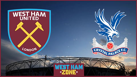 West Ham will play Crystal Palace in matchday two of the 2024/25 Premier League season