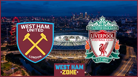 West Ham take on Liverpool at London Stadium