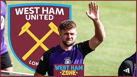 West Ham and Germany striker Niclas Fullkrug (credit: Imago)