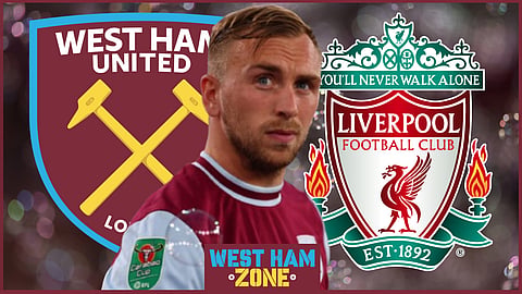 Jarrod Bowen started for West Ham against Liverpool (credit: Imago)