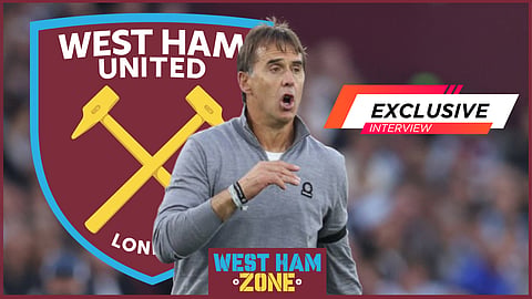 West Ham head coach Julen Lopetegui (Credit: Imago)