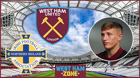 Callum Marshal plays for West Ham and Northern Ireland. Credit: West Ham YouTube