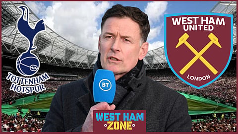 Chris Sutton has predicted the result of Tottenham v West Ham United