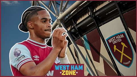 Crysencio Summerville, West Ham winger. Credit: @westham on Instagram