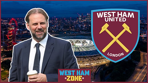 Tim Steidten, West Ham technical director. Credit: Imago