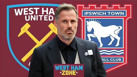 Jamie Carragher predicts the score of West Ham v Ipswich Town