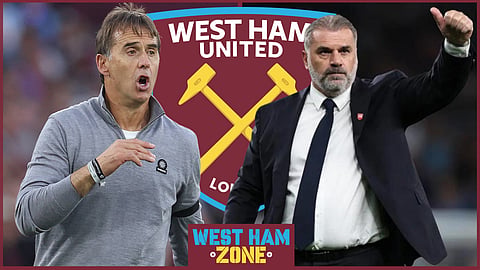 West Ham manager has shared an admission about Ange Postecoglou (credit: Imago)