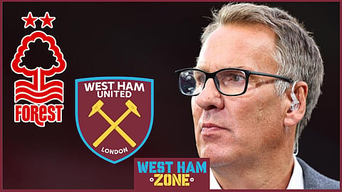 Paul Merson has predicted the Nottingham Forest v West Ham United scoreline