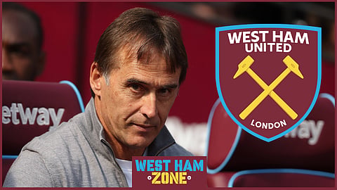 Julen Lopetegui has had a mixed start as West Ham manage (Credit: Imago)