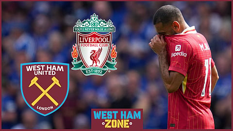 Mohamed Salah to West Ham claim made in Liverpool jibe. Credit: Imago