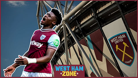 West Ham winger, Mohammed Kudus. Credit: Imago