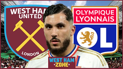 West Ham United will have free rein to sign Rayan Cherki from Lyon.