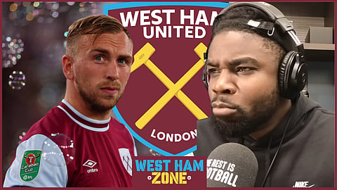 Micah Richards has spoken about Jarrow Bowen at West Ham. (Credit: Imago/Rest is Football YouTube)