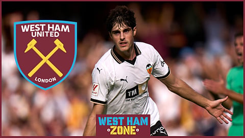 West Ham are eyeing a move for Valencia ace Javi Guerra.
