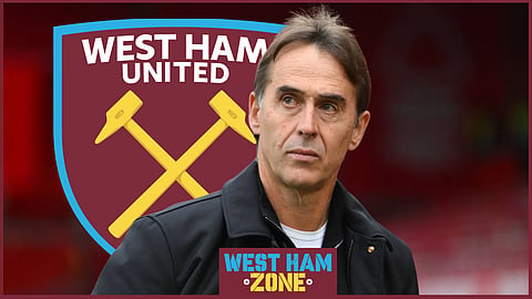 West Ham manager Julen Lopetegui (credit: Imago)