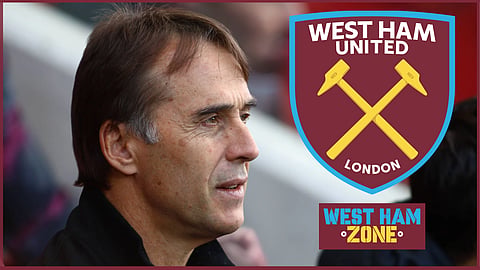 West Ham manager Julen Lopetegui (credit: Imago)