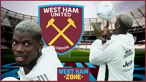 Paul Pogba is a West Ham target (Credit: Sky Sports News on YouTube)